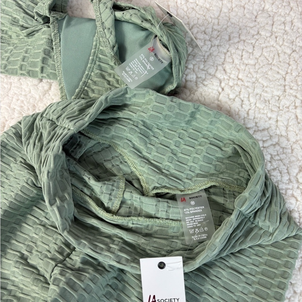 Society Green Crop Top - Picture 12 of 12